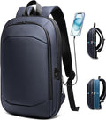 Business Backpack 17 Inch Slim Expandable Waterproof Travel Laptop Backpacks by hkbag