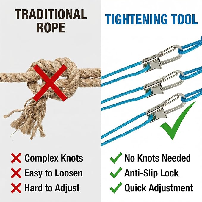 Rope Tightening Tool & Tensioner:6 Pack Rope - Image 3