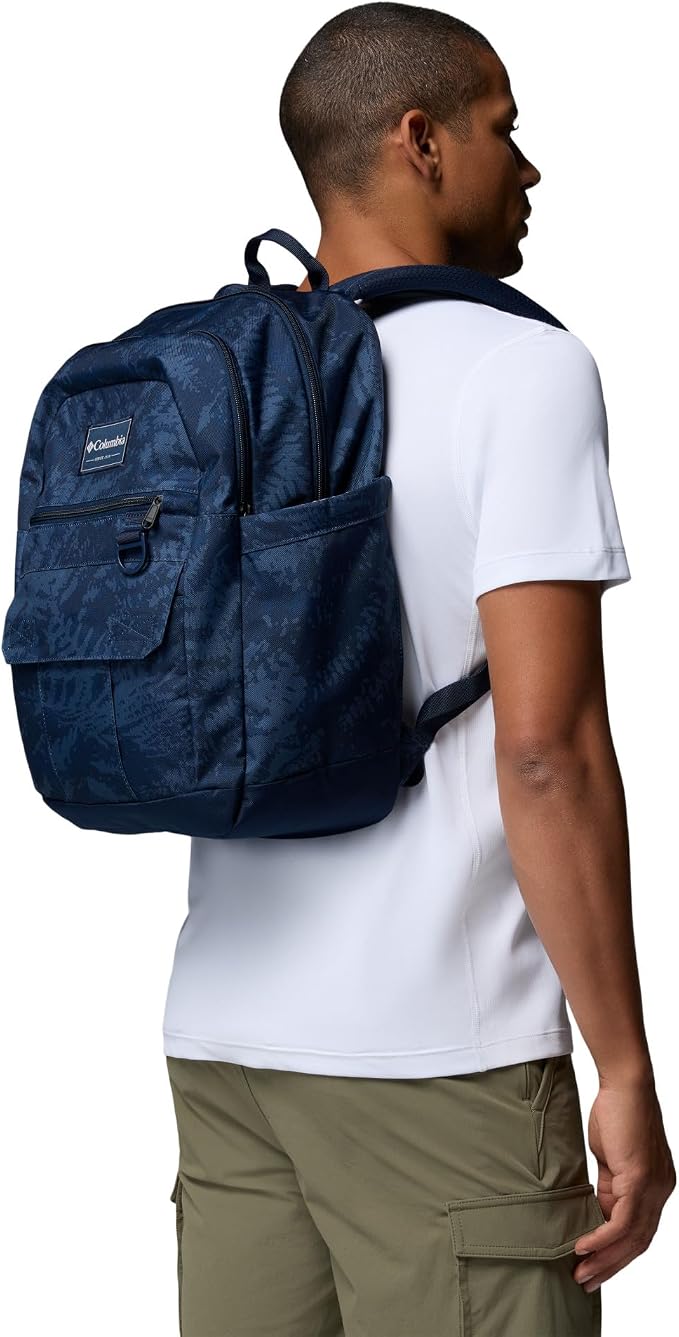 Columbia Unisex Buxton 26L Backpack, Collegiate Navy Ferned, One Size - Image 4