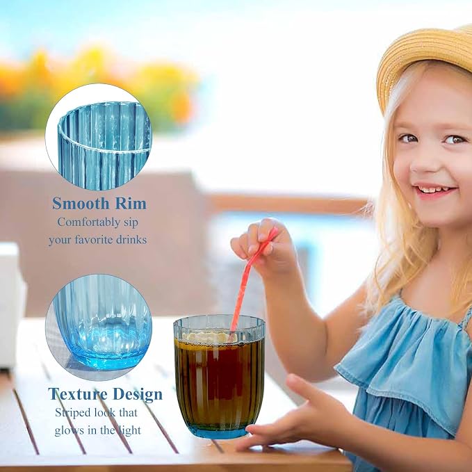 Acrylic Clear Highball Plastic Cups | Plastic Reusable Tumblers 15oz | - Image 4