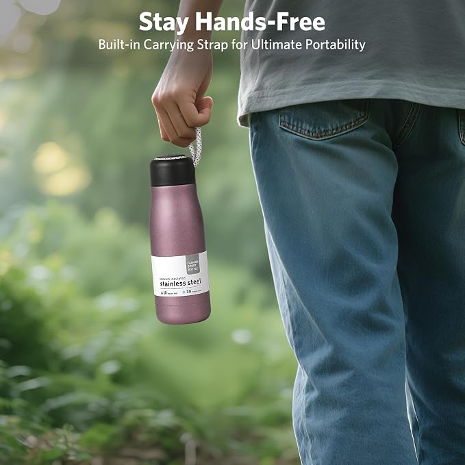 Mini Water Bottle, Dusgut 12 oz Water Bottle Reusable, Vacuum Insulated - Image 5