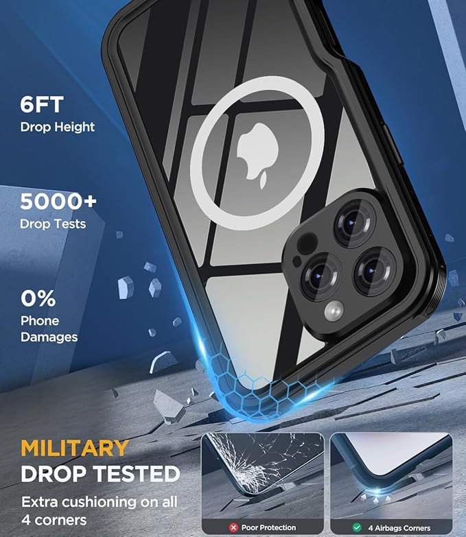 for iPhone 16 Pro Case Waterproof | Shockproof Dust Proof Phone Case Cover - Image 4