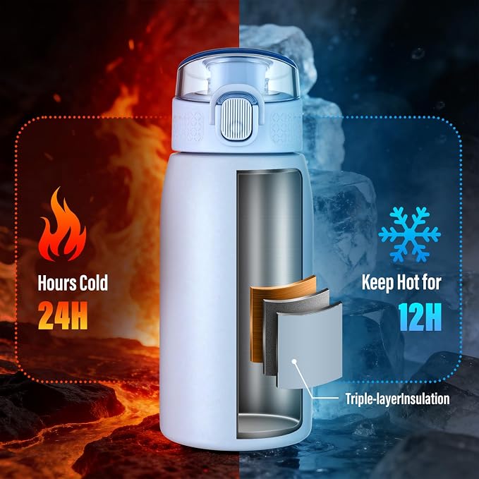Insulated Water Bottle 12 oz - Image 3
