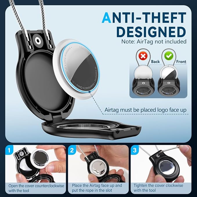 4 Pack Waterproof AirTag Holder - Image 4