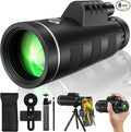 Monocular Telescope 40x60 with Smartphone Adapter, Telescope by YEGASS