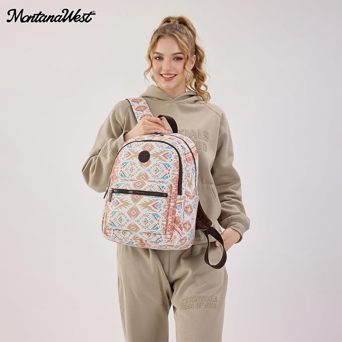 Montana West Backpack for Women Western Travel Backpack Purse Casual Daypack - Image 7