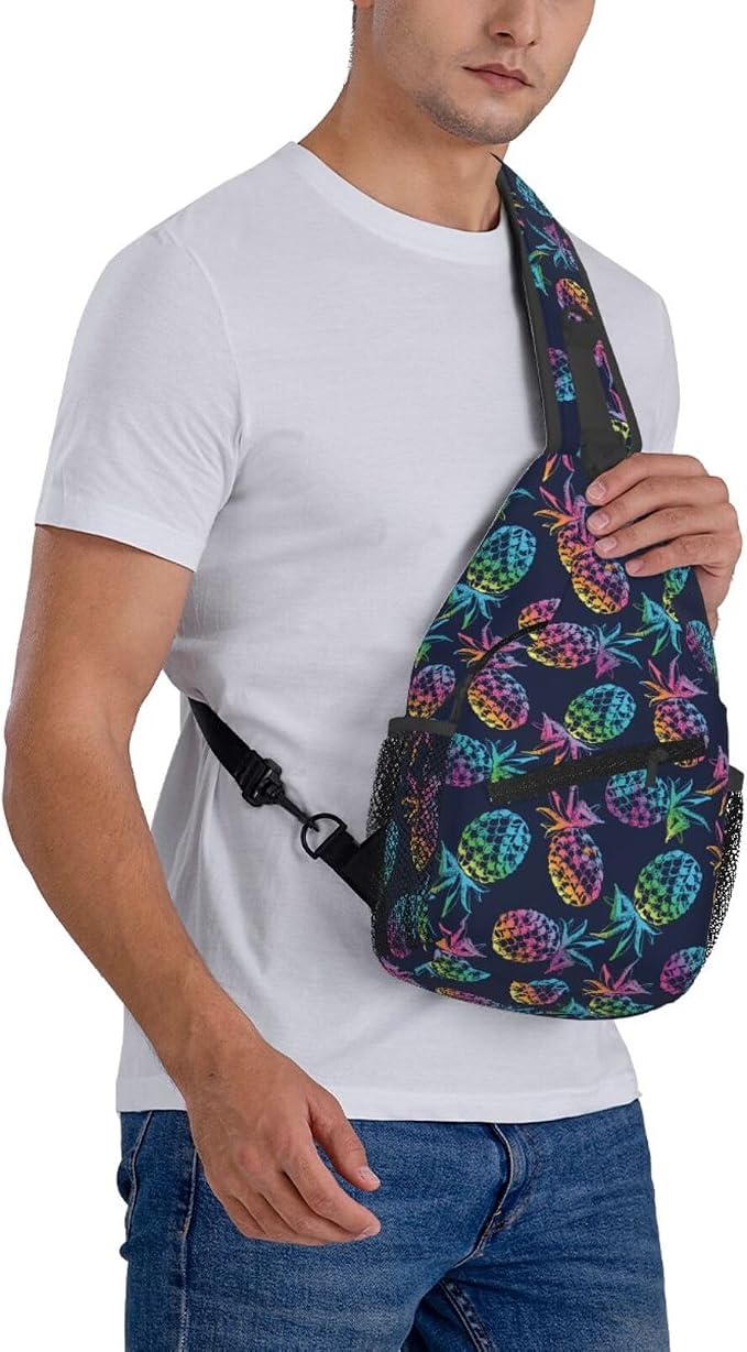 Tropical Fruits Pineapple Sling Bag - Image 8