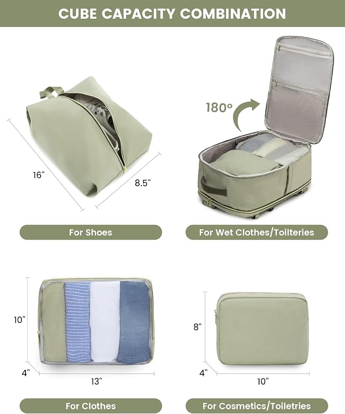 LOVEVOOK Large Travel Backpack for Women, TSA Carry on Backpack for Airplanes - Image 4