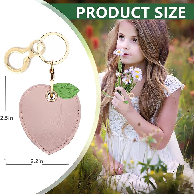 Leather Keychain Holder Case Compatible - Image 2