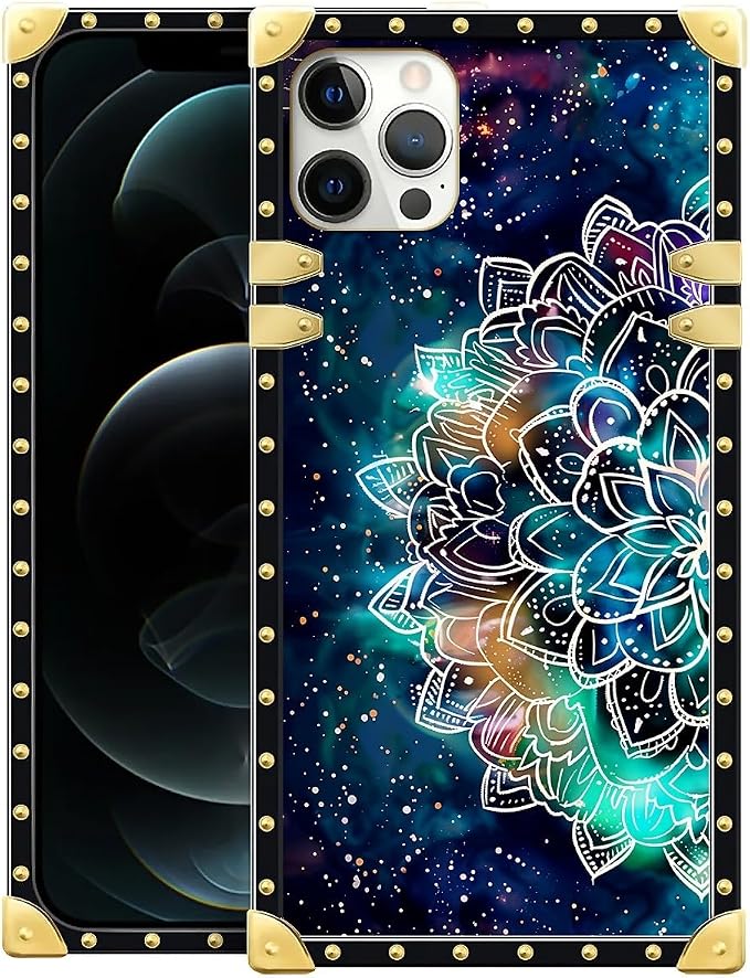 Compatible with iPhone 11 Pro Max Case, Starry Sky Colourful Mandala Luxury by Unknown
