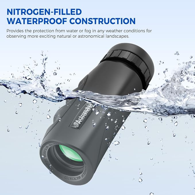 Astromania 10x25 Monocular for Adults, Compact Outdoor Accessory - Image 6