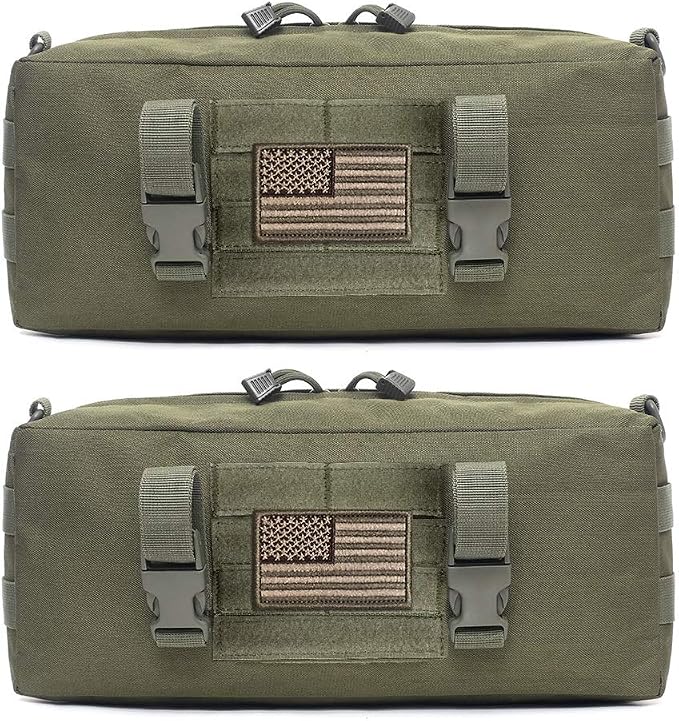 WYNEX Large Molle Pouch, Tactical Molle Bag Vertical Admin Pouch, Modular by WynexTactical