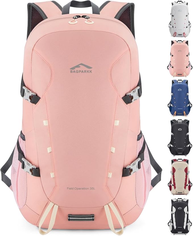 BAGPARKK Hiking Backpack, Large 35L Travel Backpacks by BAGPARKK