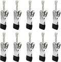 10PCS Small Clothes Pin with Hook by BERYLER