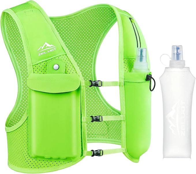Zelvot Running Vest for Women Men, USA Original Patent, Adjustable Chest Straps by Zelvot