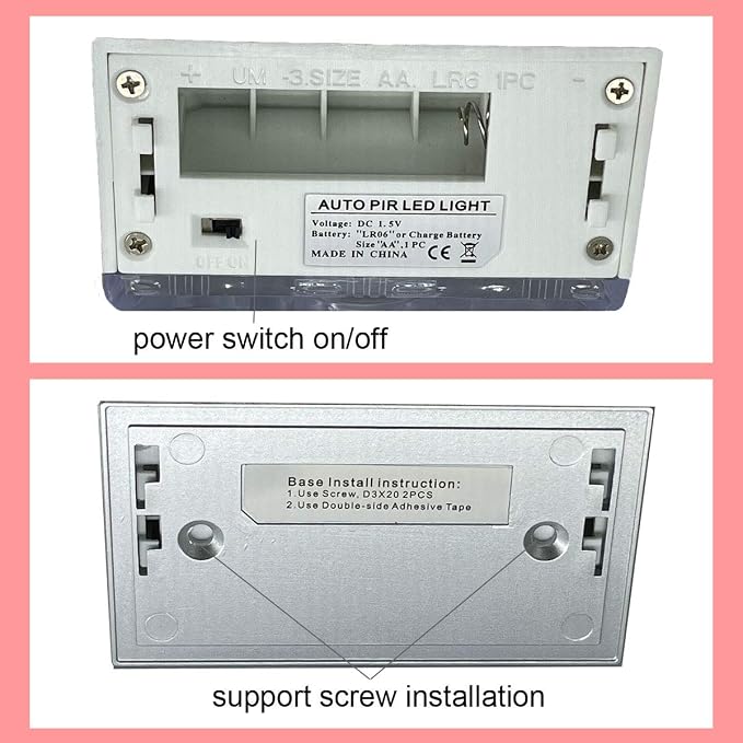 Home Keyhole Infrared PIR Wireless Auto Sensor Motion Detector LED Light lamp - Image 4