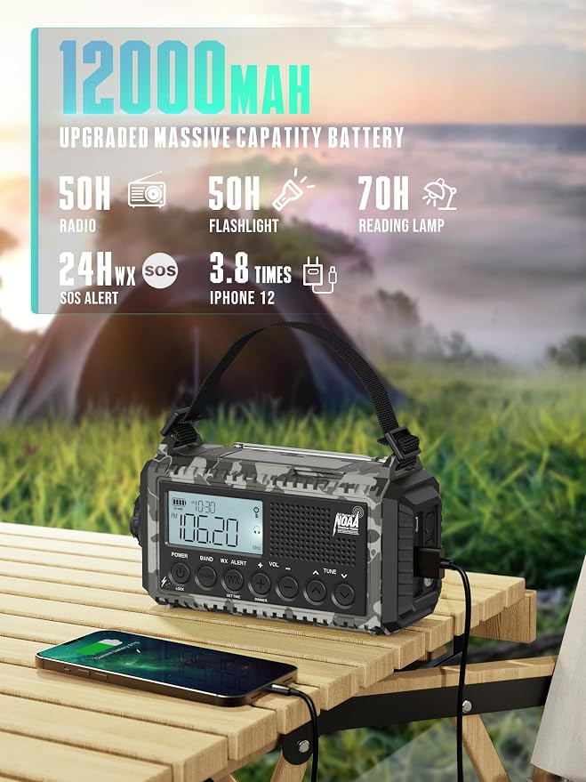 Hand Crank Solar Emergency Radio - Image 5
