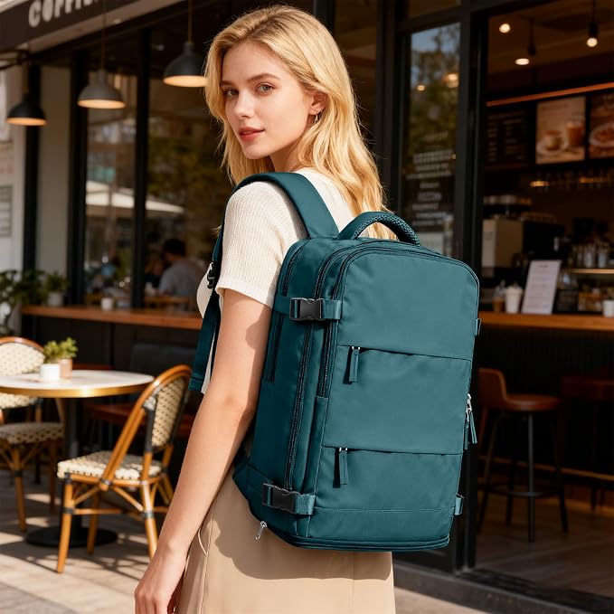 coofay Travel Backpack For Women Men Airline Approved Carry On Backpack Flight - Image 2