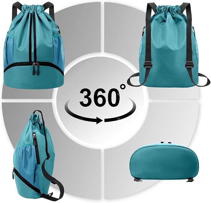 Hoedia Sports Drawstring Backpack - Image 6
