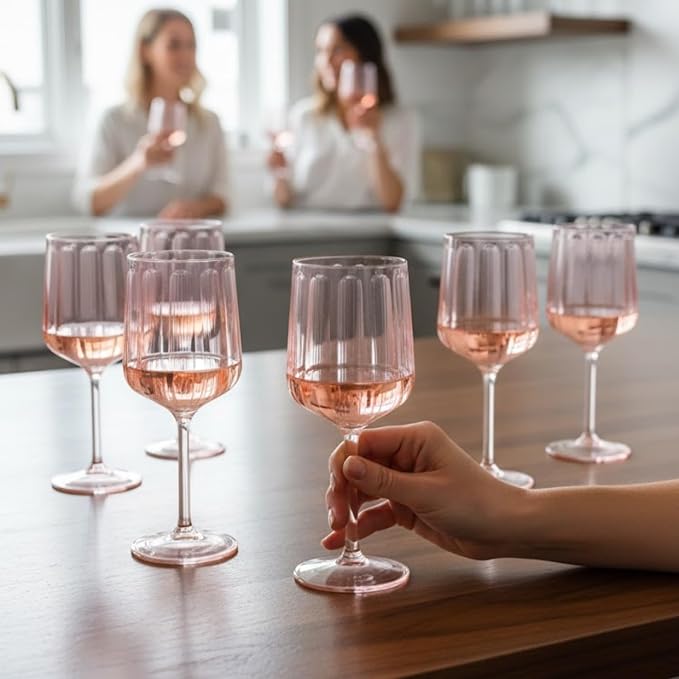 Khen Acrylic Lucia Stemmed Goblets - Image 8