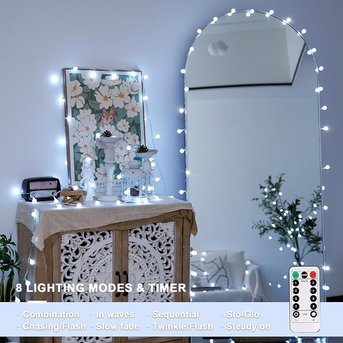 JMEXSUSS Globe String Lights Battery Operated - Image 6