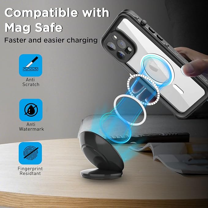 AICase for iPhone 14 Pro Max Case Waterproof, Compatible - Image 3