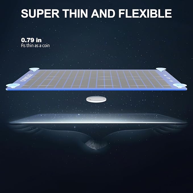 OYMSAE 12W Solar Car Battery Charger Portable 12V Trickle Battery Charger & - Image 6