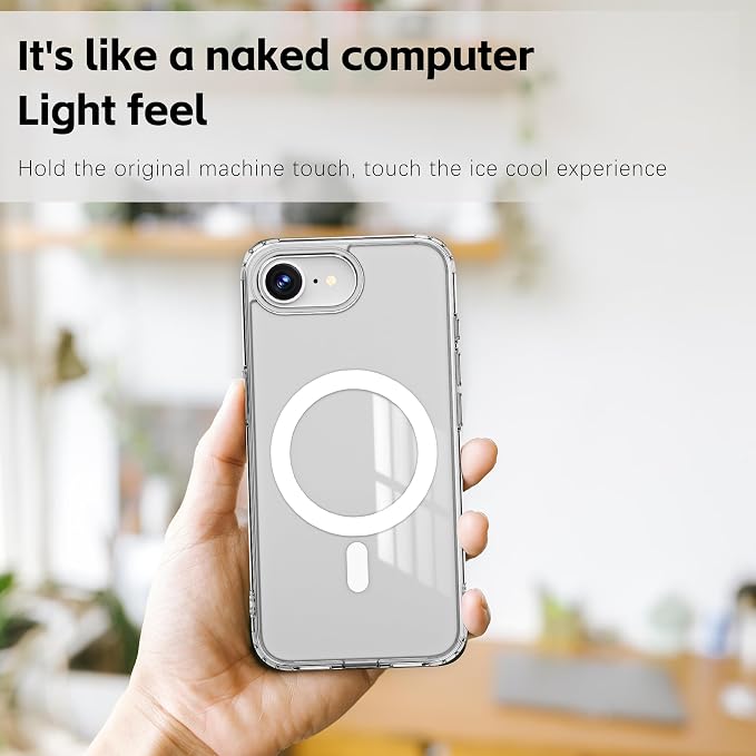 Magnetic Designed for iPhone 16e Case Clear - Image 6