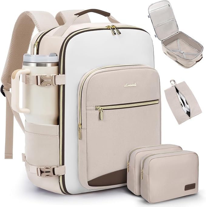 LOVEVOOK 50L Travel Backpack for Women & Men, Airline Approved Carry On Luggage by LOVEVOOK