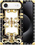 for iPhone 17 Air Case Luxury Golden Decoration by Unknown