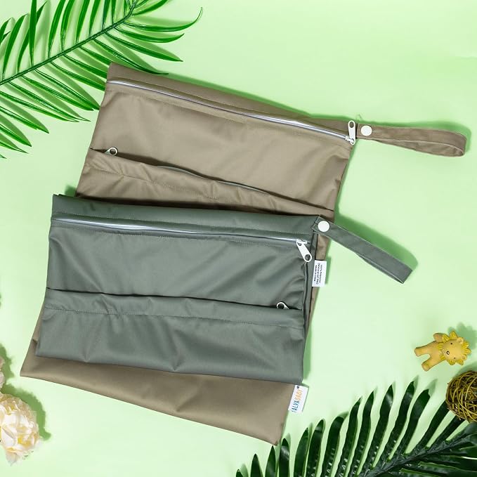 ALVABABY 2pcs Waterproof Wet Dry Bags, Reusable - Image 5