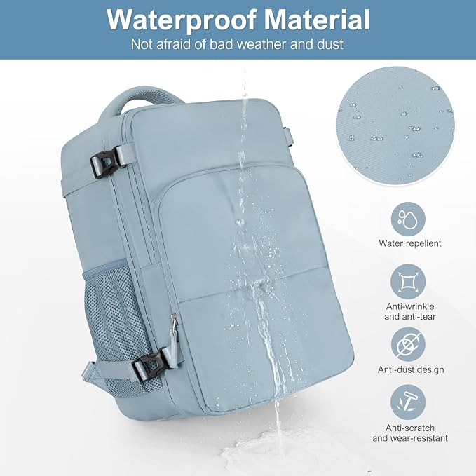 Sinaliy Travel Backpack, Carry on Flight Approved Backpack - Image 9