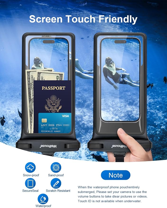 wellhouse Waterproof Phone Pouch, Waterproof Phone Case - Image 3