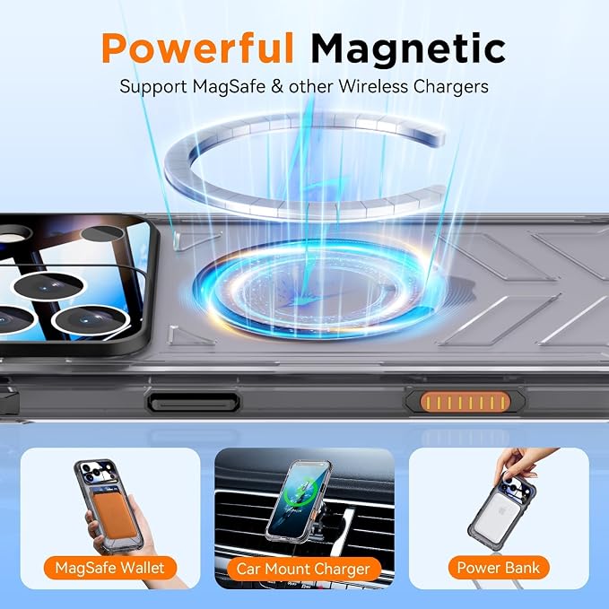 WIFORT for iPhone 17 Pro Max Waterproof Case, - Image 5