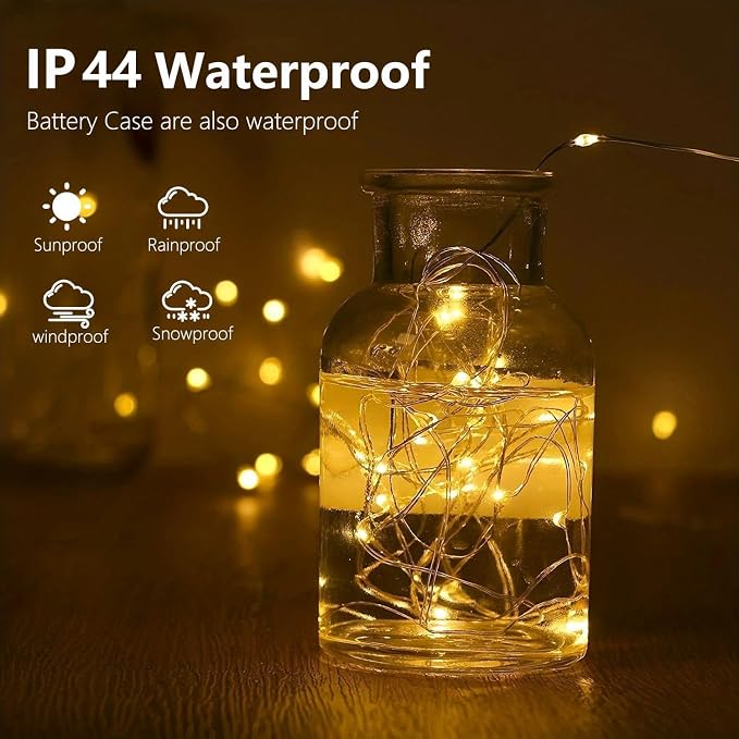 2-Pack Fairy Lights Battery Operated - Image 3