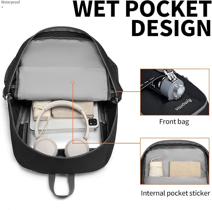 45L Lightweight Packable Backpack – Durable Foldable Daypack - Image 4