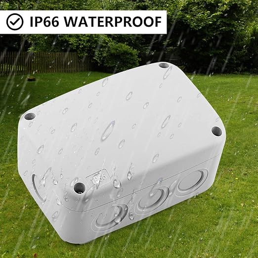 SuperInk White Outdoor Junction Box IP66 Waterproof Electrical Enclosure - Image 6