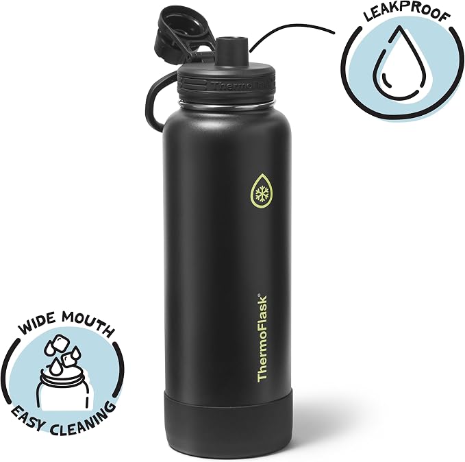 ThermoFlask 40 oz Double Wall Vacuum Insulated Stainless Steel Water Bottle - Image 3