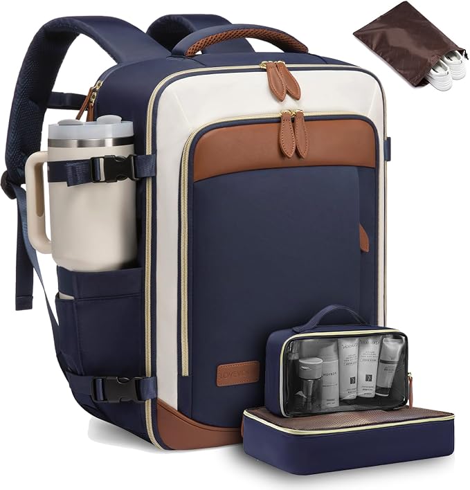 LOVEVOOK Travel Backpack for Women, 40L Carry On Backpack by LOVEVOOK