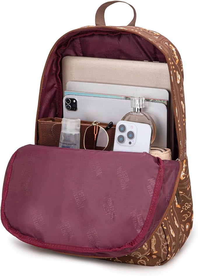 Montana West Backpack for Women Men 2 PCS Lightweight College Bookbags Casual - Image 4