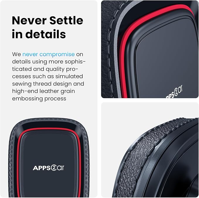 APPS2Car Magnetic Phone Mount for Car, Dashboard & Windshield Suction Cup Holder - Image 5