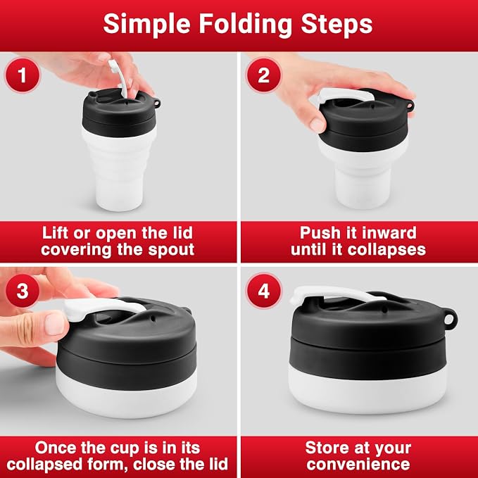 Protein Shaker Bottle Collapsible - Image 4