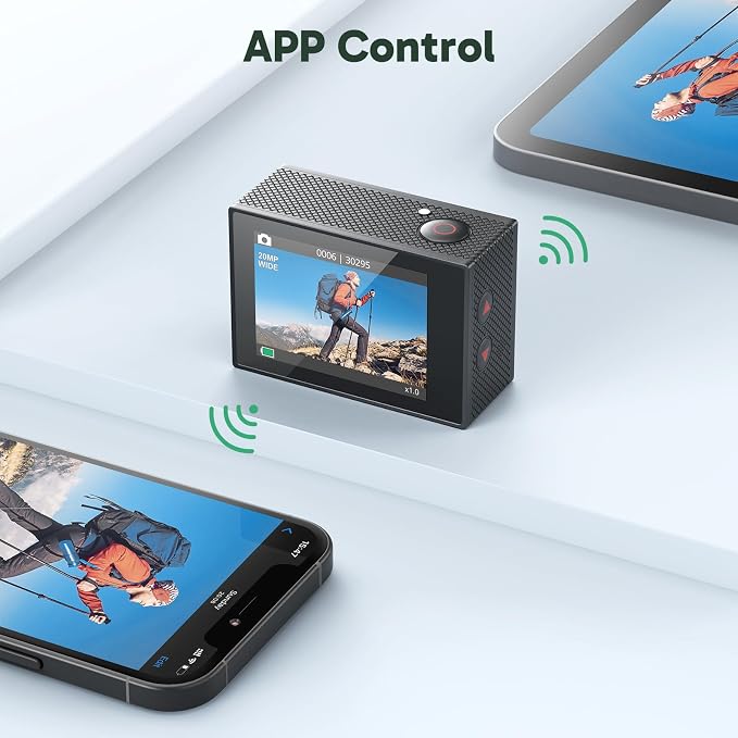 AKASO EK7000 4K30FPS 20MP WiFi Action Camera - Image 8