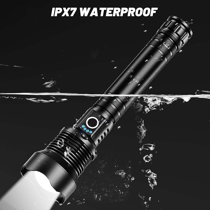 Rechargeable Flashlights 99, 000 Lumens, Super Bright LED Flashlight High Lumens - Image 5