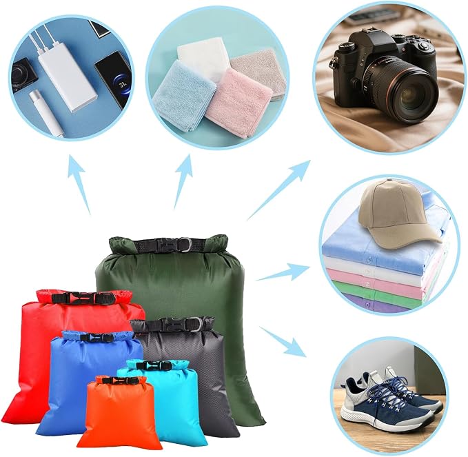 6PCS Dry Bags Waterproof, Lightweight Dry Bags - Image 5