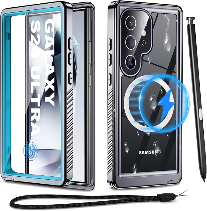for Samsung Galaxy S24 Ultra Waterproof Case by Haireca