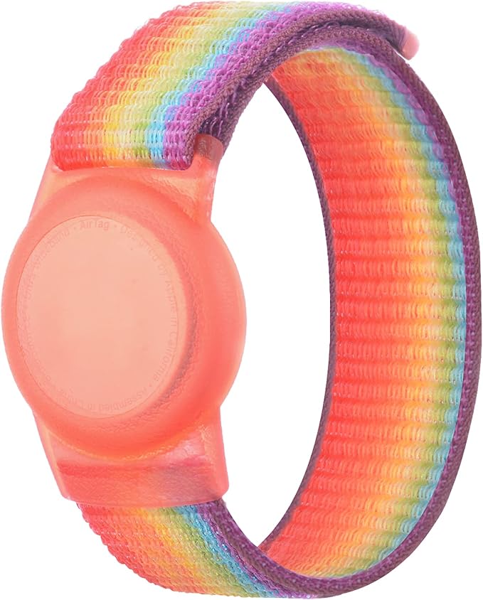 Kids Wristband Compatible with Apple AirTag, Protective Case by Qonuiy