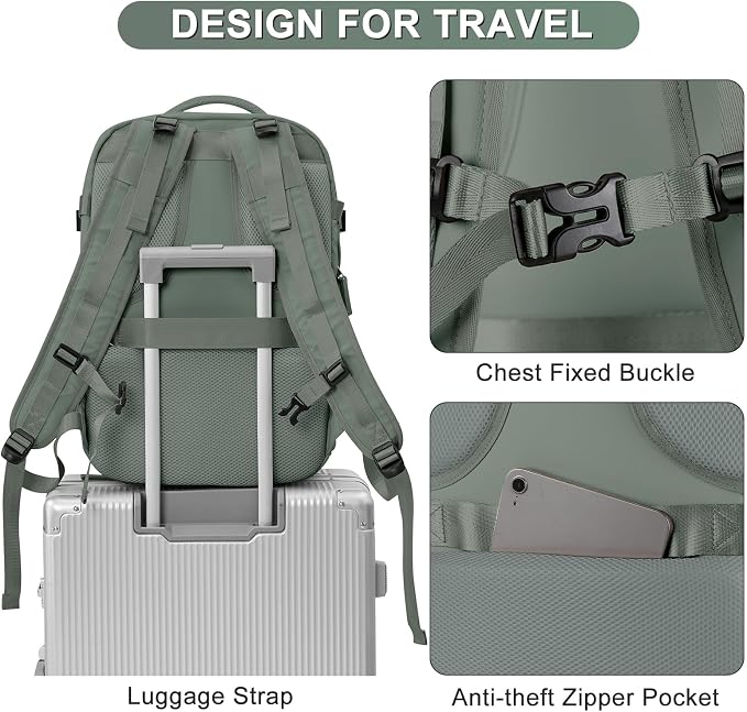 Extra Backpack For Traveling On Airplane Travel Backpack For Women Men Airline - Image 7