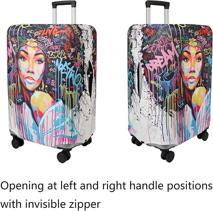WUJIAONIAO Travel Luggage Cover Baggage Suitcase Cover Protector Skins 18-32 - Image 2