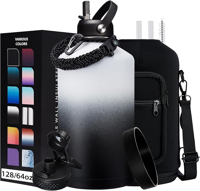 Insulated Water-Jug Gallon Water Bottles - by DIGJUPER